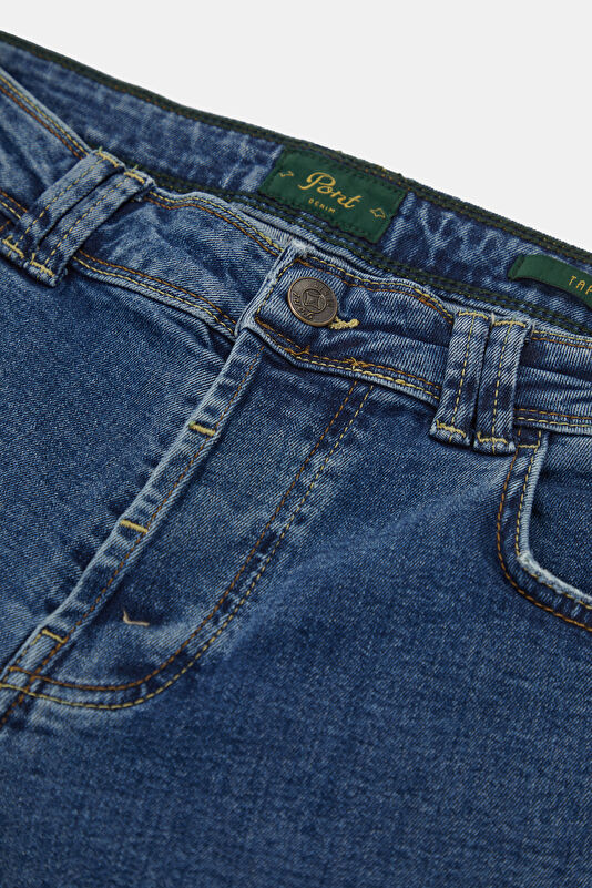 Relax Fit Indigo Straight Leg Men's Jeans 3