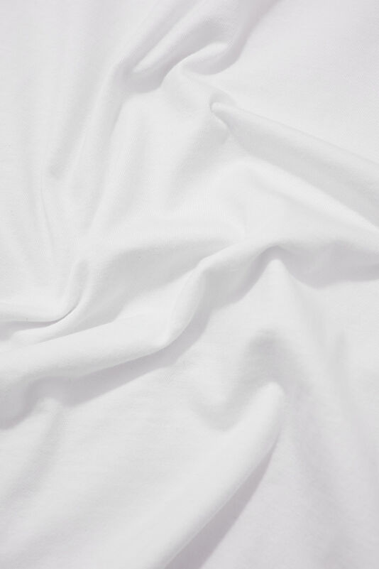 White Crew Neck T-Shirt 4
