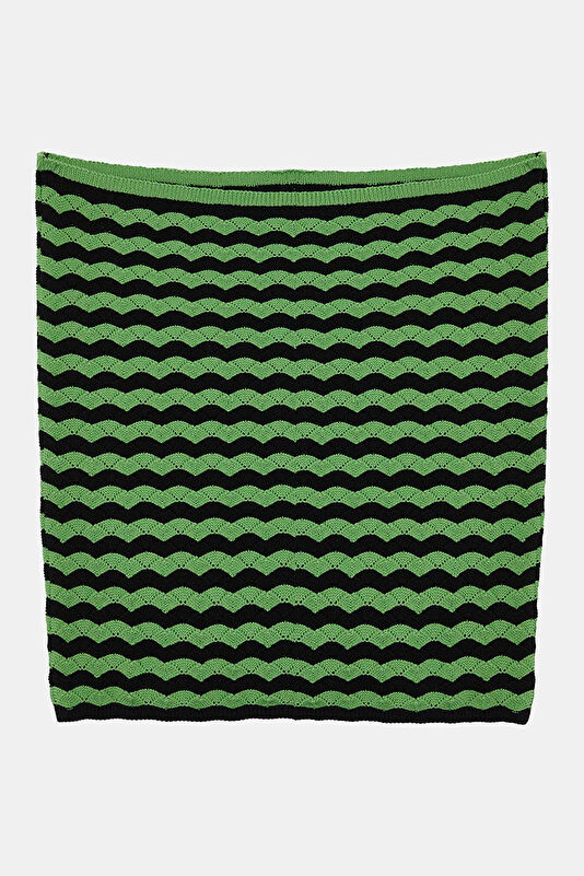 Colorful Striped Sleeveless Women's Blouse