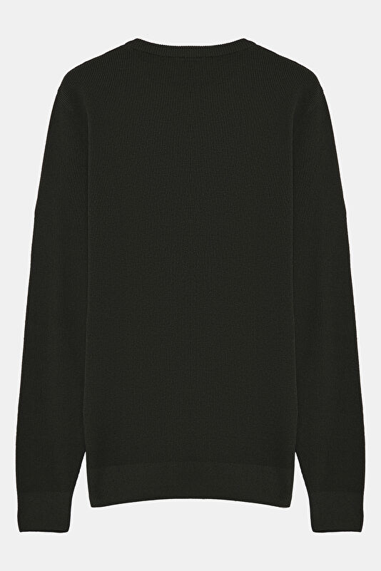 Khaki Knit Men's Sweater 2