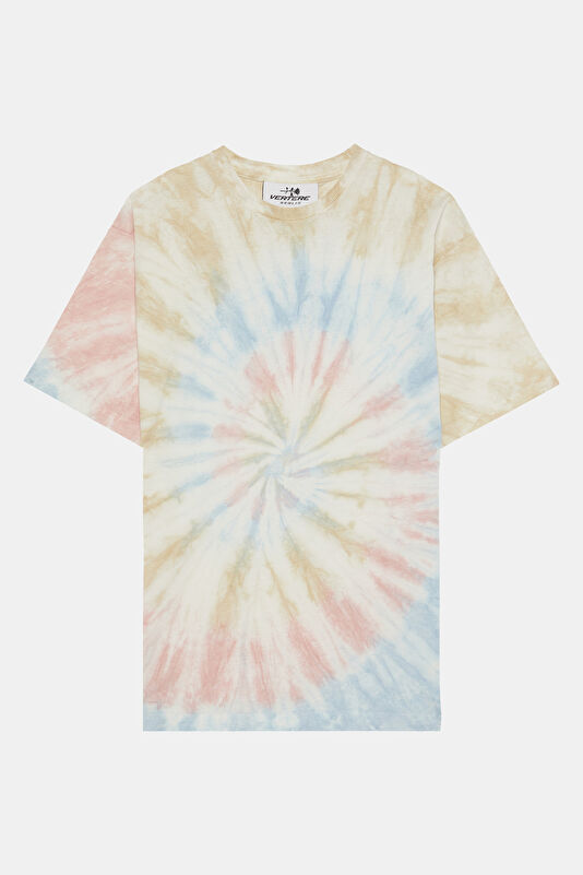 Groove Generator Oversize Çok Renkli Bisiklet Yaka Baskılı Erkek T-Shirt 3