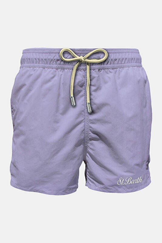 Lilac Elastic Men's Swimsuit