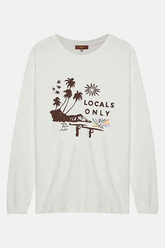 White Crew Neck Patterned Men's T-Shirt 4