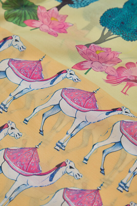 Multicolored Patterned Midi Pareo 4