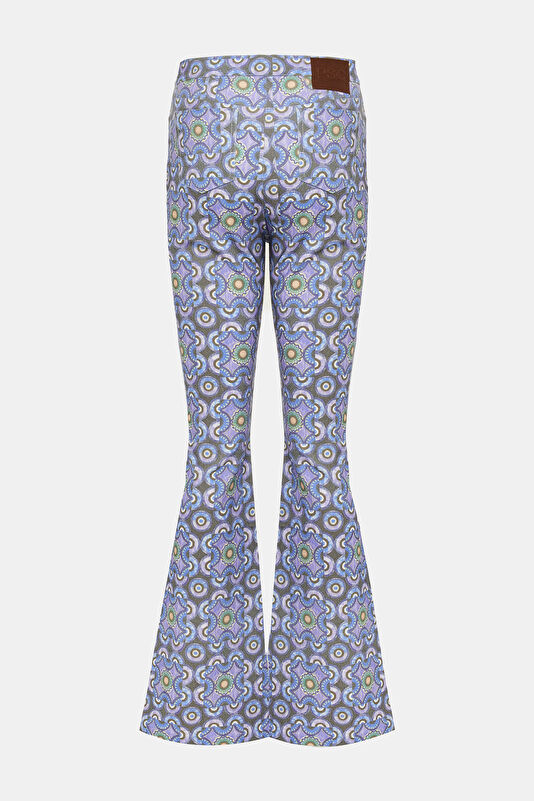 Colorful Wide-Leg Women's Trousers 2
