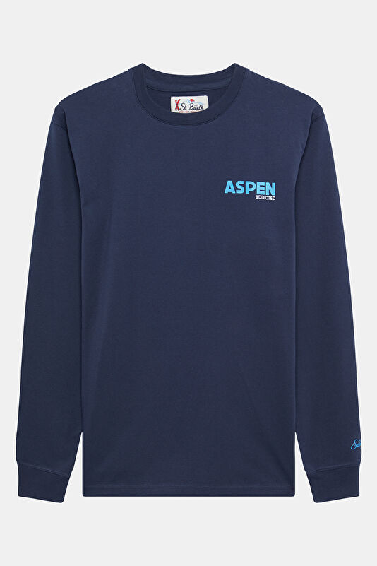 Navy Blue Crew Neck Men's T-Shirt