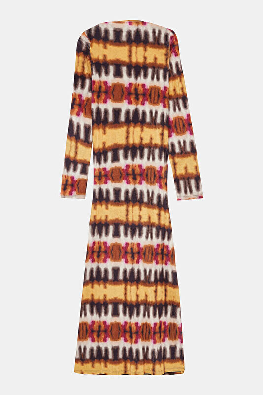 Colorful Batik Midi Women's Dress 2
