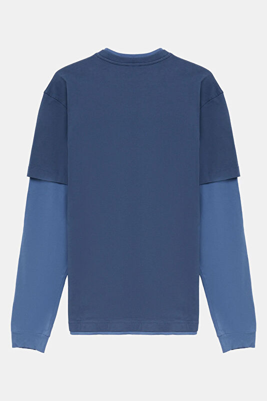 Çok Renkli Bisiklet Yaka Erkek T-Shirt 2