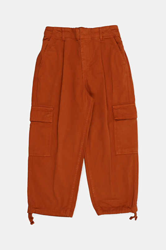 Standford Dark Orange Straight Leg Kids Pants