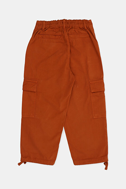 Standford Dark Orange Straight Leg Kids Pants 2