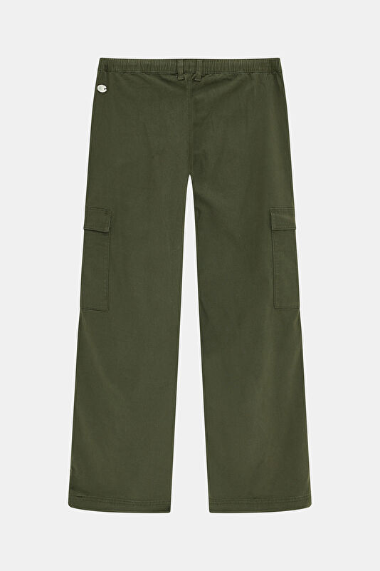 Relax Fit Khaki Straight Women's Sports Pants 2