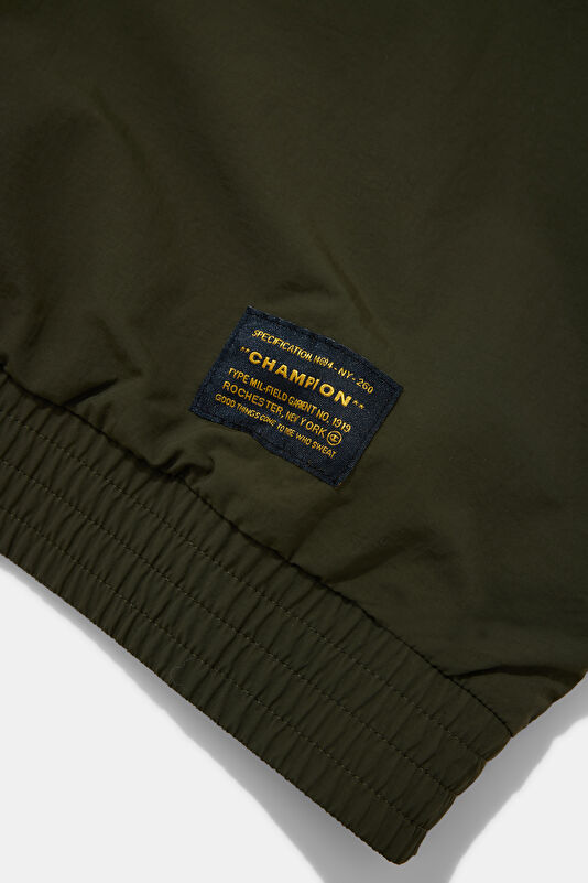 Haki Relax Kalıp Bisiklet Yaka Erkek Sweatshirt 4