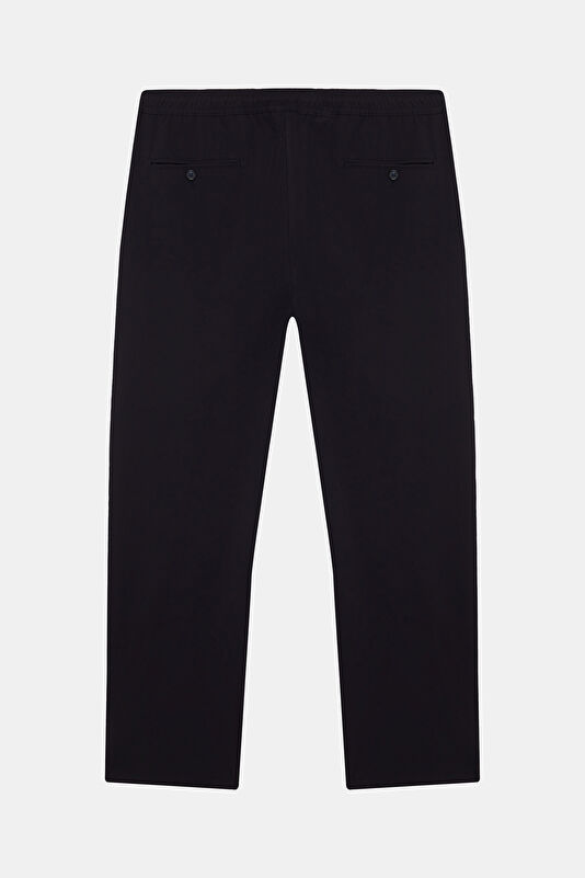 Navy Blue Straight Leg Men's Trousers 2