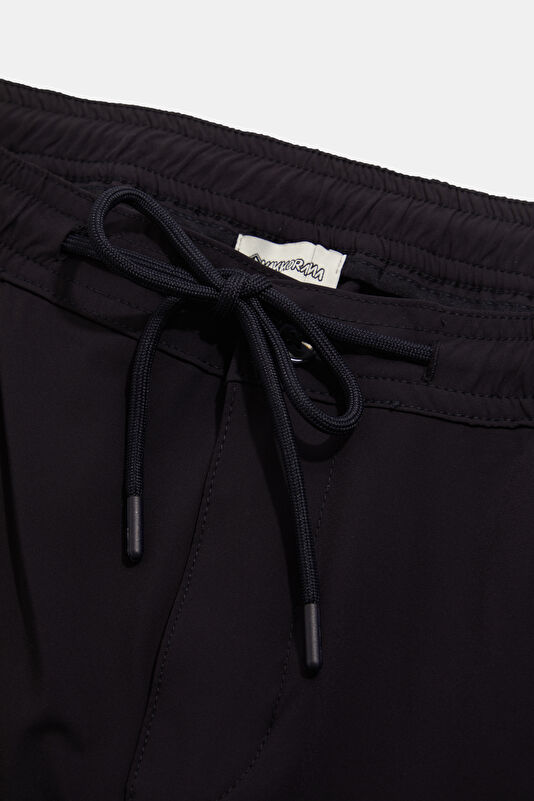 Navy Blue Straight Leg Men's Trousers 3