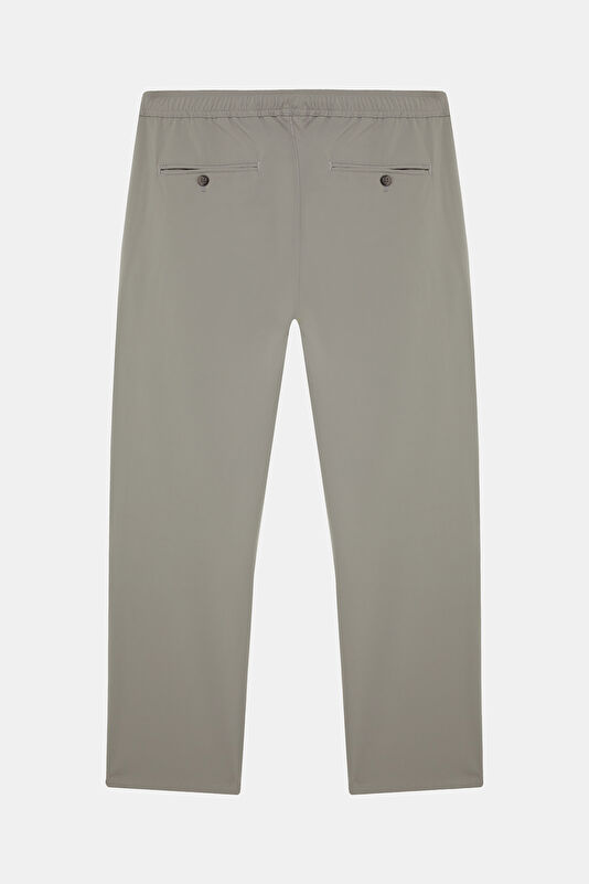 Light Grey Straight Leg Men's Trousers 2