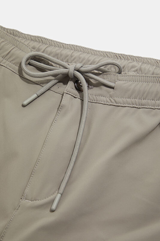 Light Grey Straight Leg Men's Trousers 3