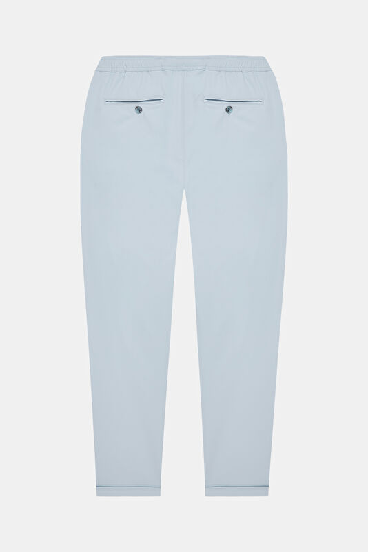 Light Blue Straight Cut Trousers 4