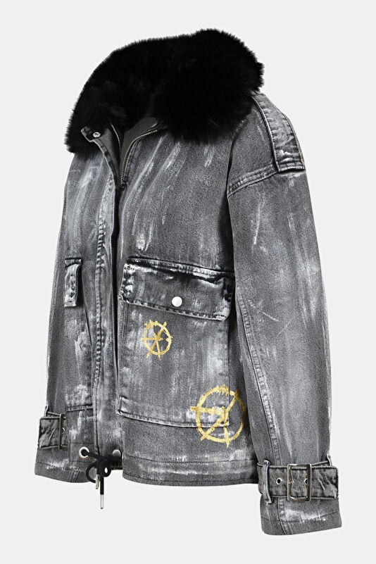 Peace Black Coat 4