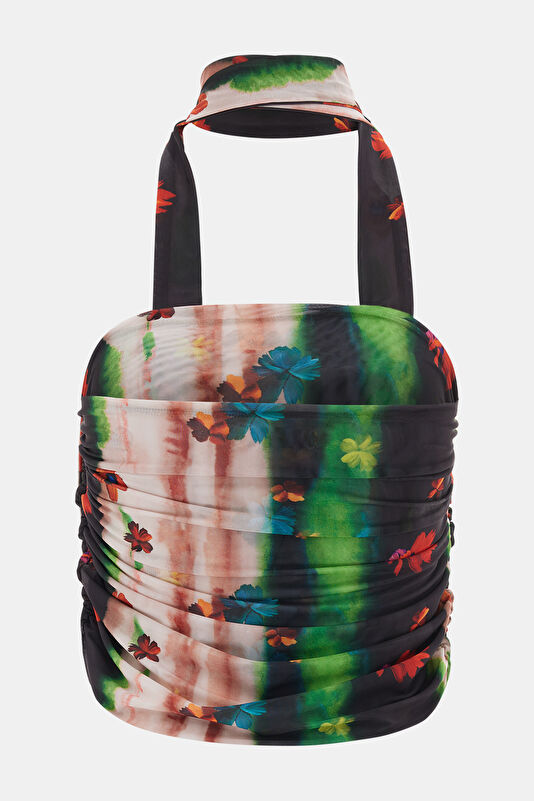 Colorful Patterned Women's Blouse 4