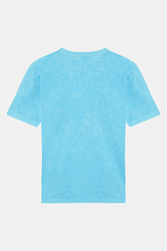 Blue Printed Women's T-Shirt 2