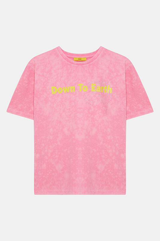 Pink Printed Tshirt