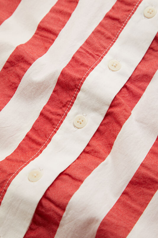 Red Striped Women's Shirt 4