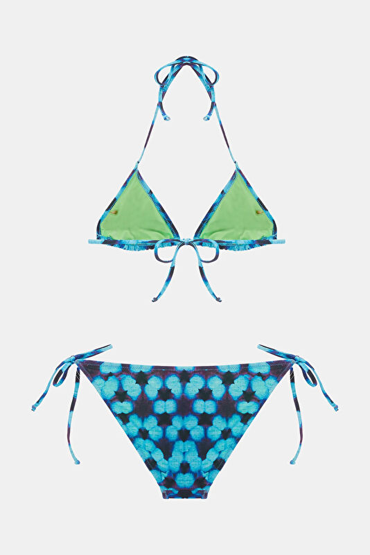 Çok Renkli Desenli Kadın Bikini 2
