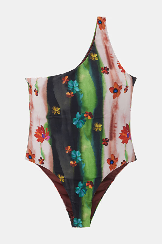 Colorful Patterned Women's Swimsuit 3