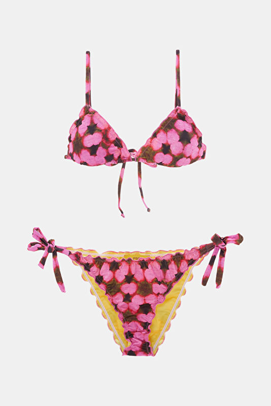 Çok Renkli Desenli Kadın Bikini
