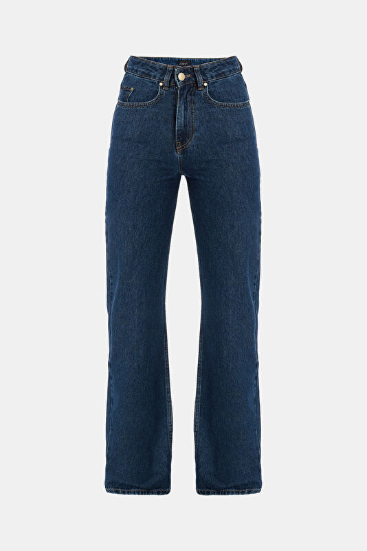 Navy Straight Women's Pants