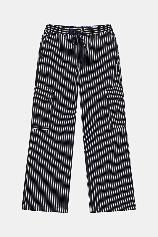 Black Wide Leg Women's Pants
