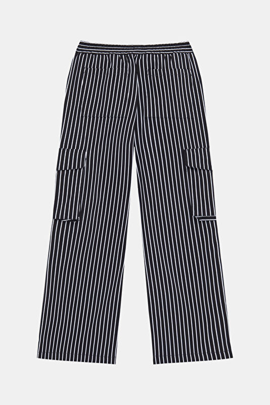 Black Wide Leg Women's Pants 2