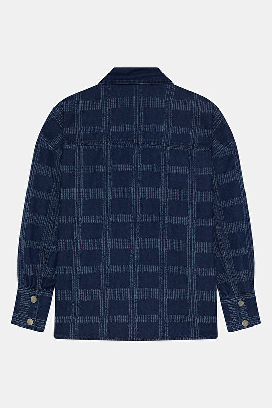 Blue Buttoned Jacket 2