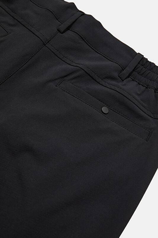 Black Pipe Leg Pants 4