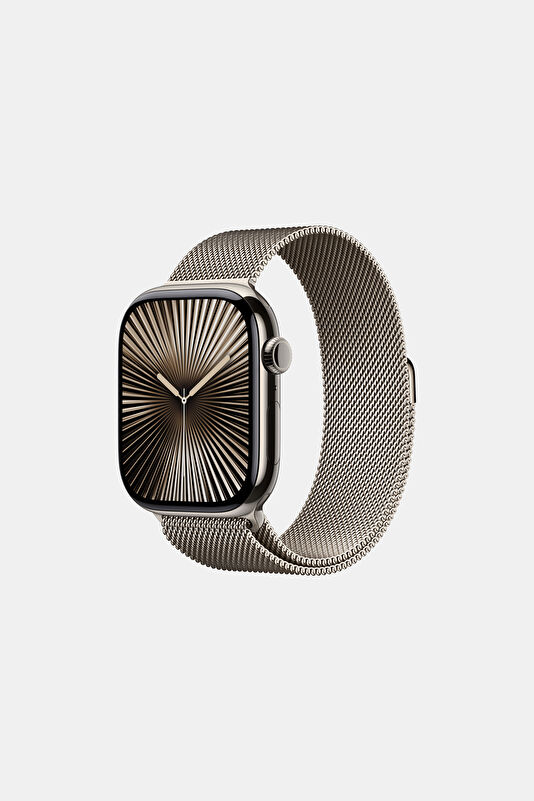 Watch 46mm Natural Milano Loop Strap M/L MXMQ3ZM/A