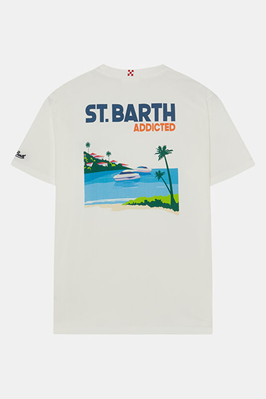 Off-white crew neck printed men's T-shirt 2