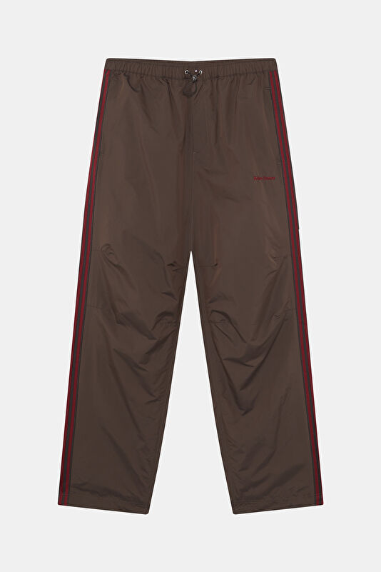 X Wales Bonner Relax Fit Dark Brown Straight Leg Men's Sport Pants