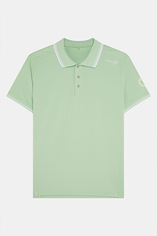 Yeşil Polo Yaka Erkek T-Shirt