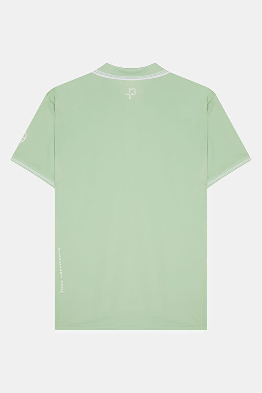 Yeşil Polo Yaka Erkek T-Shirt 2