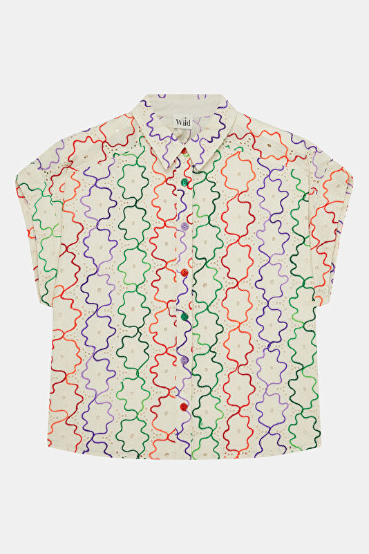 Multicolored Patterned Shirt