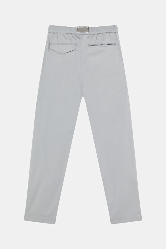 Gri Dar Paça Erkek Pantolon 2