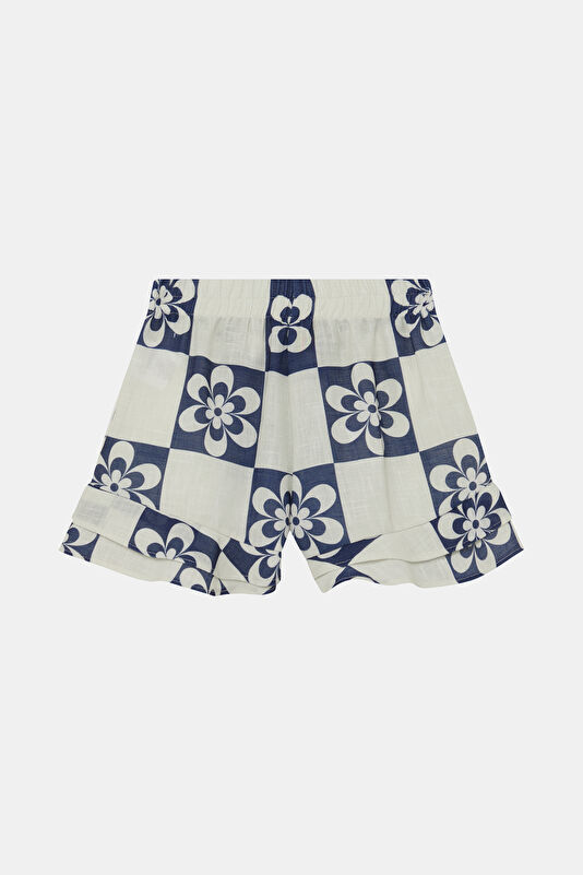 Multicolored Patterned Kids Shorts 2