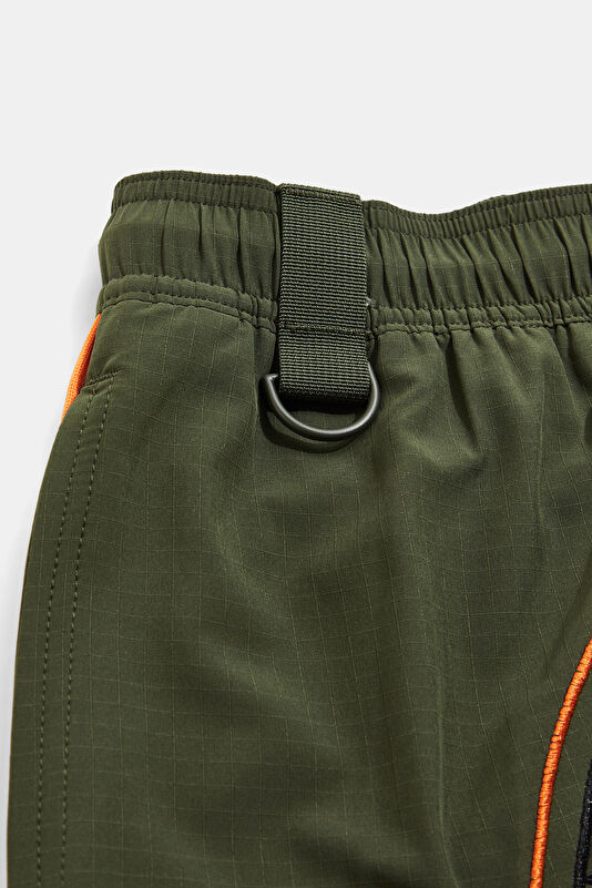 Khaki Design Filled Elastic Swimsuit 4