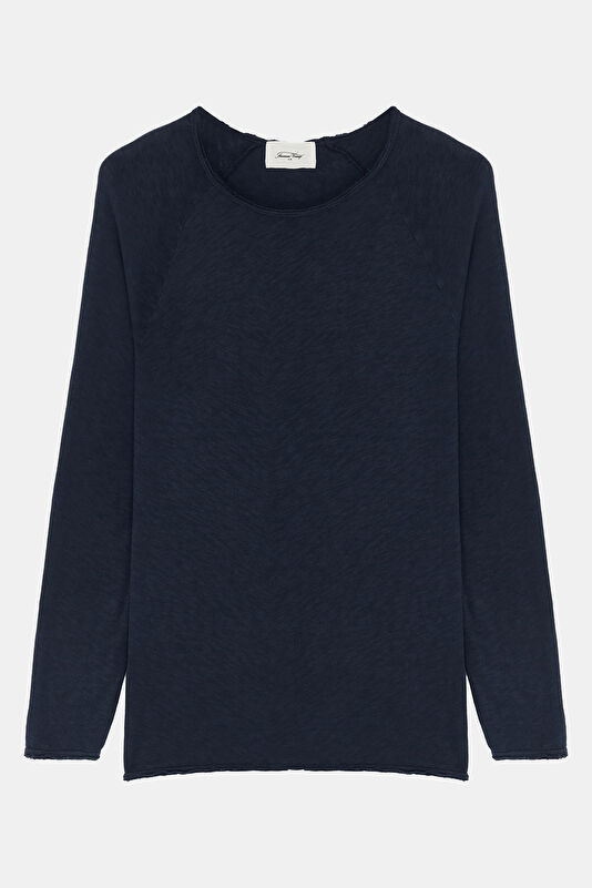 Relax Fit Navy Blue Crew Neck T-Shirt