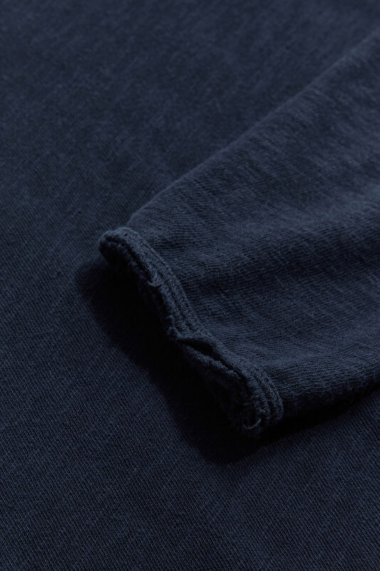 Relax Fit Navy Blue Crew Neck T-Shirt 4