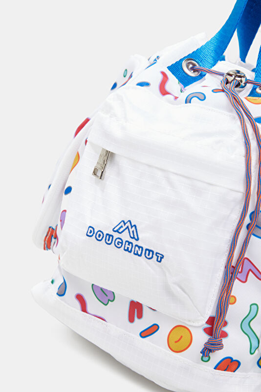 Doughnut Pyramid Tiny You-Niverse Serisi Beyaz Unisex Omuz Çantası 4