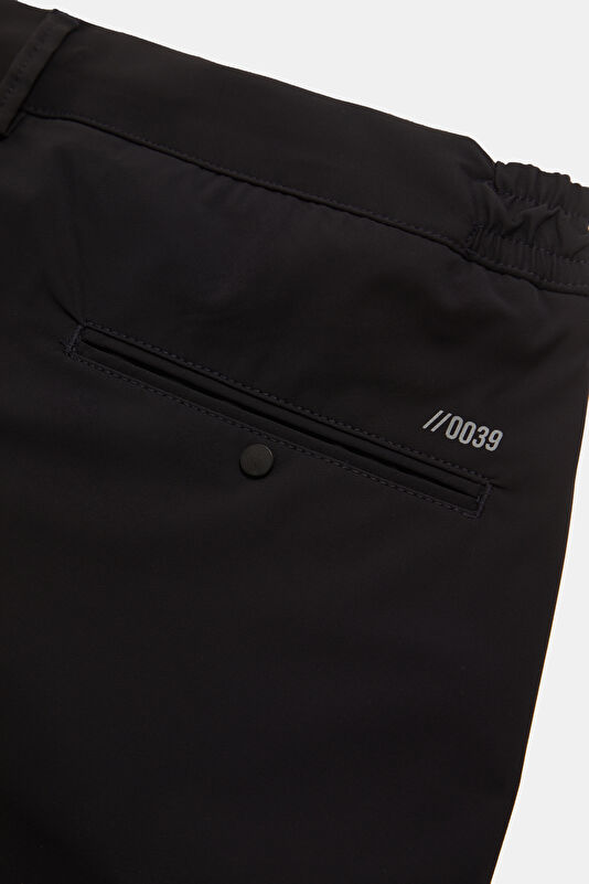 Navy Blue Straight Leg Men's Trousers 4