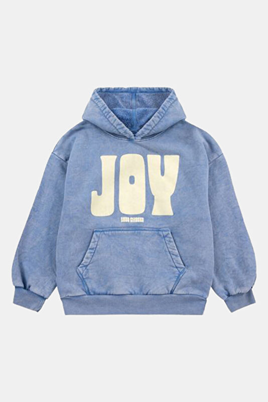 Blue Hooded Kids Sweatshirt