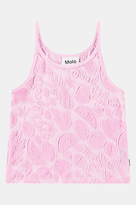 Pink Strappy Kids Blouse
