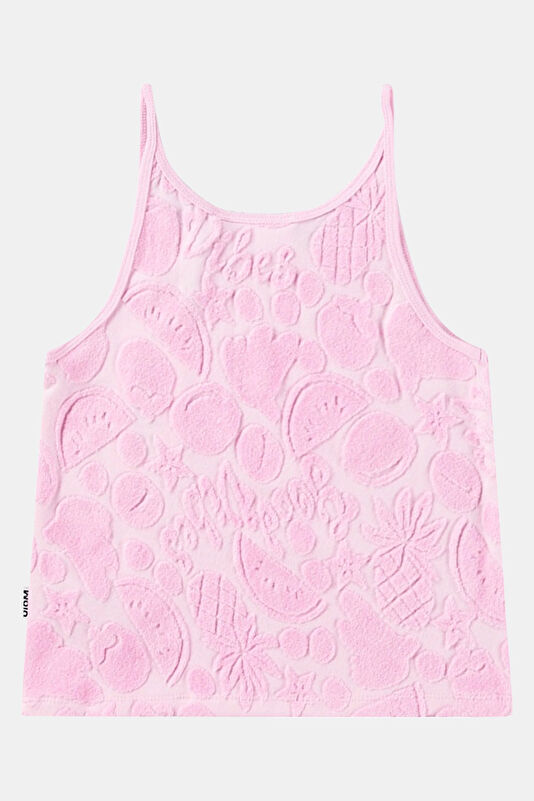 Pink Strappy Kids Blouse 2